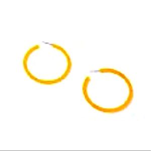 !!NEW!! Neon Orange Hoop Earrings!🔥✨